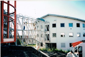 montage de la passerelle